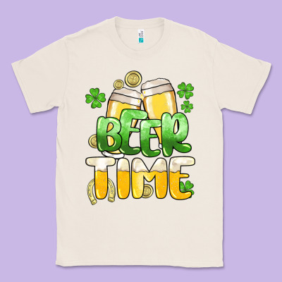 St.patrick's Beer Time Classic Tee Designed By Howdyjamesfarm