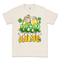Natural St.Patrick's Beer time Classic Tee - HowdyJamesFarm