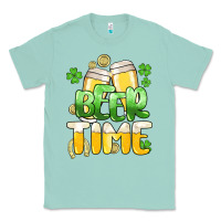 Seafoam St.Patrick's Beer time Classic Tee - HowdyJamesFarm