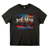 Asphalt God bless America  4th of July Heavy Core Tee - CowGirlArtShop