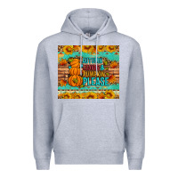 Heather Grey Autumn leaves and pumpkin please Premium Hoodie - Artiststas
