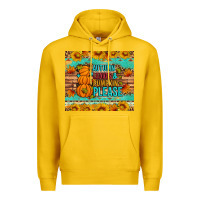 Lemon Autumn leaves and pumpkin please Premium Hoodie - Artiststas