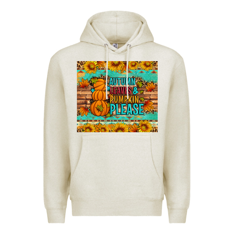 Autumn Leaves And Pumpkin Please Premium Hoodie by Artiststas | Teevron
