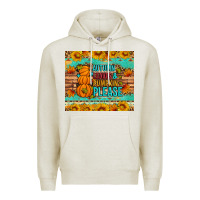 Oatmeal Heather Autumn leaves and pumpkin please Premium Hoodie - Artiststas