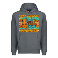 Rock Autumn leaves and pumpkin please Premium Hoodie - Artiststas