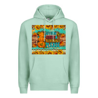 Seafoam Autumn leaves and pumpkin please Premium Hoodie - Artiststas