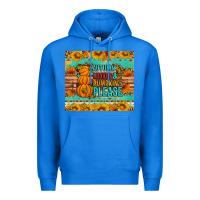 True Royal Autumn leaves and pumpkin please Premium Hoodie - Artiststas