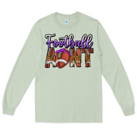 Matcha Football Aunt Long Sleeve Tee - CowhideDigitalArt