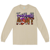 Mushroom Football Aunt Long Sleeve Tee - CowhideDigitalArt
