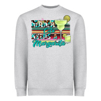 Heather Grey mama cita needs a margarita Heavyweight Sweatshirt - JahusDesignShop