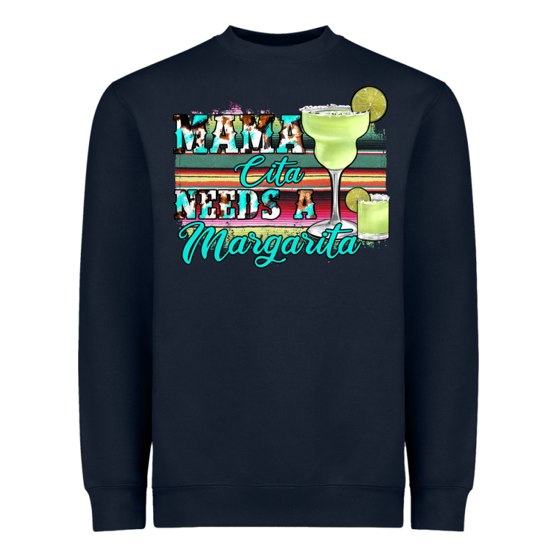 Mama Cita Needs A Margarita Heavyweight Sweatshirt by JahusDesignShop | Teevron