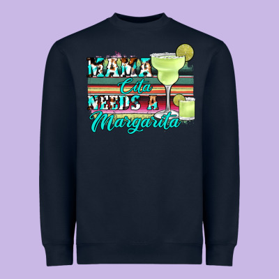 Mama Cita Needs A Margarita Heavyweight Sweatshirt Designed By Jahusdesignshop