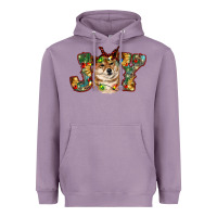 Lavender shiba inu christmas joy Heavyweight Hoodie - RanaPortraitStore