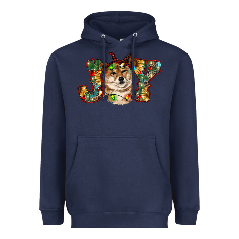 Shiba Inu Christmas Joy Heavyweight Hoodie by RanaPortraitStore | Teevron