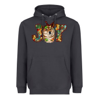 Smoke shiba inu christmas joy Heavyweight Hoodie - RanaPortraitStore