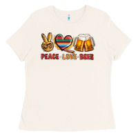 Bone peace love beer bbs Ladies Tee - BundleAndBundleShop