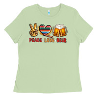 Matcha peace love beer bbs Ladies Tee - BundleAndBundleShop