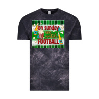 Cloud Black on sunday we watch football tumbler Vintage Tee - BundleAndBundleShop