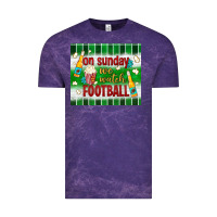 Cloud Purple on sunday we watch football tumbler Vintage Tee - BundleAndBundleShop