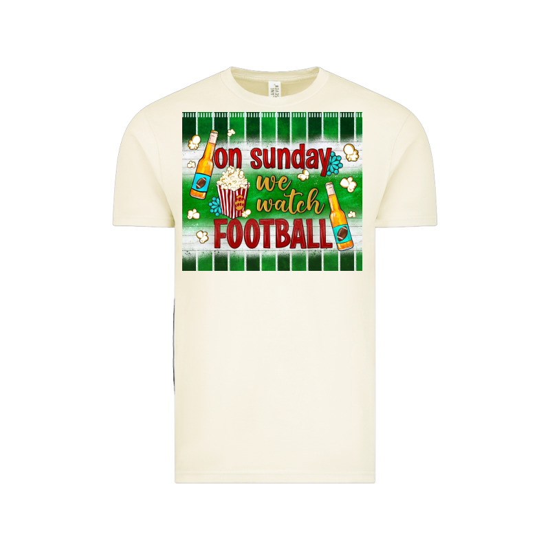 On Sunday We Watch Football Tumbler Vintage Tee by BundleAndBundleShop | Teevron