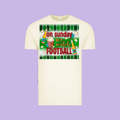 On Sunday We Watch Football Tumbler Vintage Tee Designed By Bundleandbundleshop
