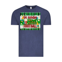Vintage Denim on sunday we watch football tumbler Vintage Tee - BundleAndBundleShop