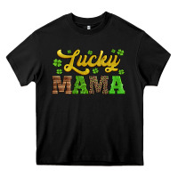 Black lucky mama st patricks day Heavy Core Tee - Jasminsmagicworld