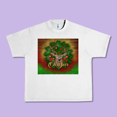 Oh Deer Urban Heavy Tee Designed By Bundleandbundleshop