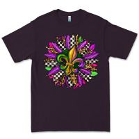 Plum mardi gras sunflower Premium Tee - OliviaCreatesArt