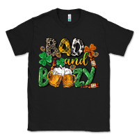Black Bad and boozy St. Patrick's Day Classic Tee - CowGirlArtShop