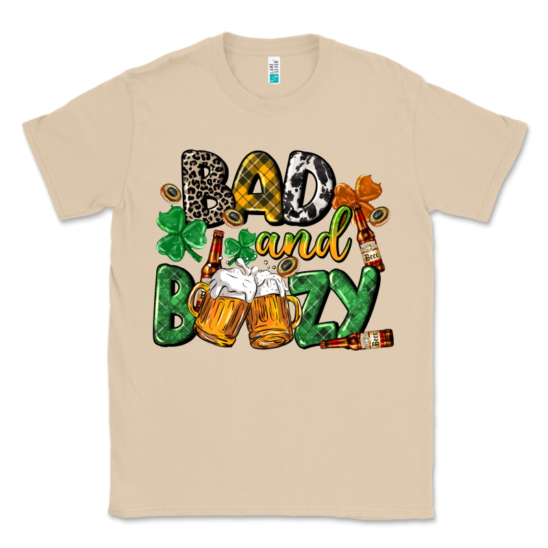 Bad And Boozy St. Patrick's Day Classic Tee by CowGirlArtShop | Teevron