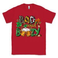 Red Bad and boozy St. Patrick's Day Classic Tee - CowGirlArtShop