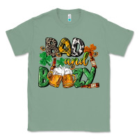 Sage Bad and boozy St. Patrick's Day Classic Tee - CowGirlArtShop