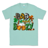 Seafoam Bad and boozy St. Patrick's Day Classic Tee - CowGirlArtShop