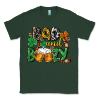 Sports Green Bad and boozy St. Patrick's Day Classic Tee - CowGirlArtShop