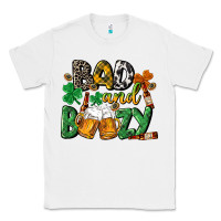 White Bad and boozy St. Patrick's Day Classic Tee - CowGirlArtShop