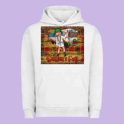 Shitters Full Merry Christmas Urban Hoodie Designed By Jasminsmagicworld