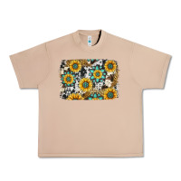 Burro gemstone sunflower cowhide background Urban Heavy Tee - Jasminsmagicworld