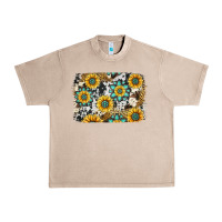 French Oak gemstone sunflower cowhide background Urban Heavy Tee - Jasminsmagicworld