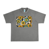 Tornado gemstone sunflower cowhide background Urban Heavy Tee - Jasminsmagicworld