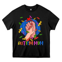 Black Autism Mom Heavy Core Tee - CowGirlArtShop