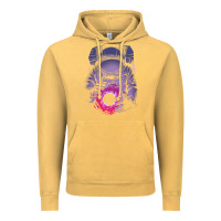 Vintage Mustard astronaut deep space Vintage Hoodie - maiPhamDesign