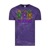 Cloud Purple Tis The Season Crawfish Mardi Gras Vintage Tee - FaDigitalArtStudio