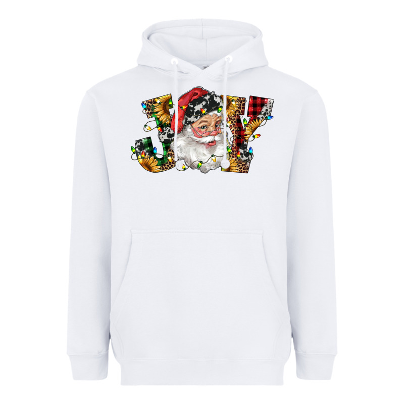 Santa Joy With Sunflowers Heavyweight Hoodie by RanaPortraitStore | Teevron