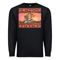 Black cupid valentine's day Premium Sweatshirt - RanaPortraitStore