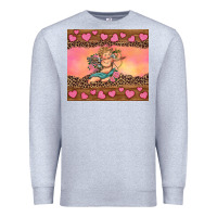 Heather Grey cupid valentine's day Premium Sweatshirt - RanaPortraitStore