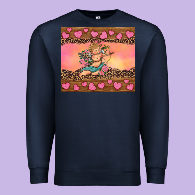 Cupid Valentine's Day Premium Sweatshirt Designed By Ranaportraitstore