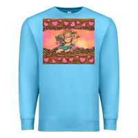 Ocean Blue cupid valentine's day Premium Sweatshirt - RanaPortraitStore
