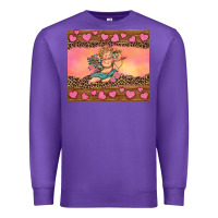 Purple cupid valentine's day Premium Sweatshirt - RanaPortraitStore