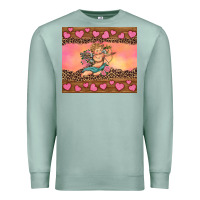 Seafoam cupid valentine's day Premium Sweatshirt - RanaPortraitStore